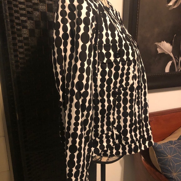 EUC Women’s FOCUS 2000 Black & White Polka Dot Jacket - Picture 6 of 10